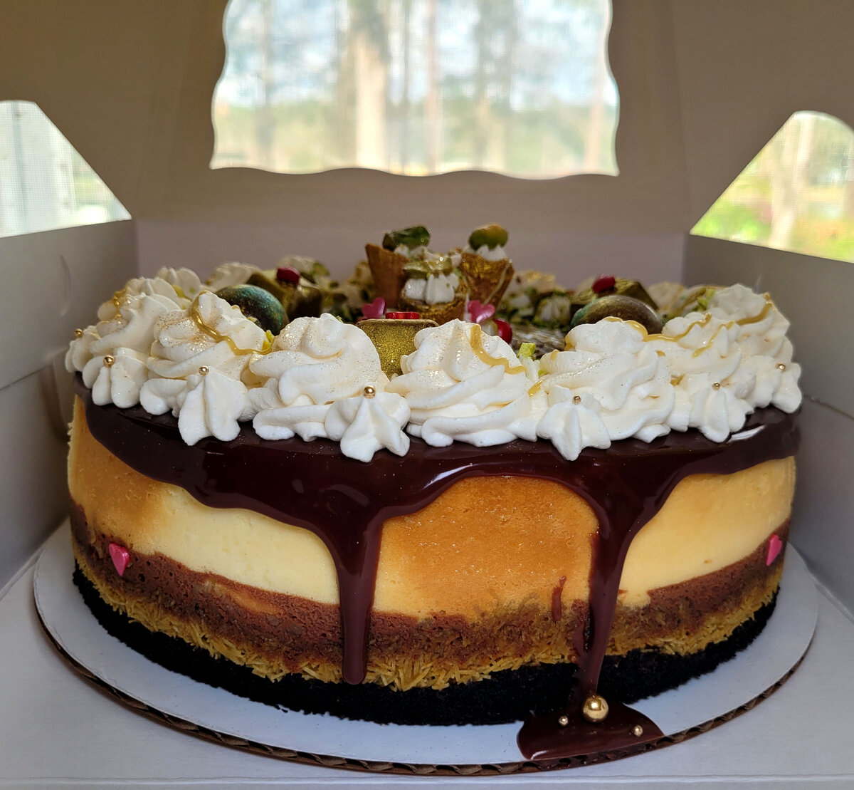 Dubai Chocolate Cheesecake