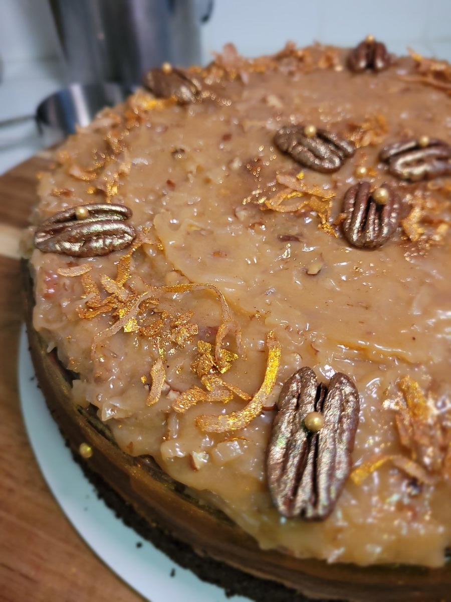 German Chocolate Cheesecake