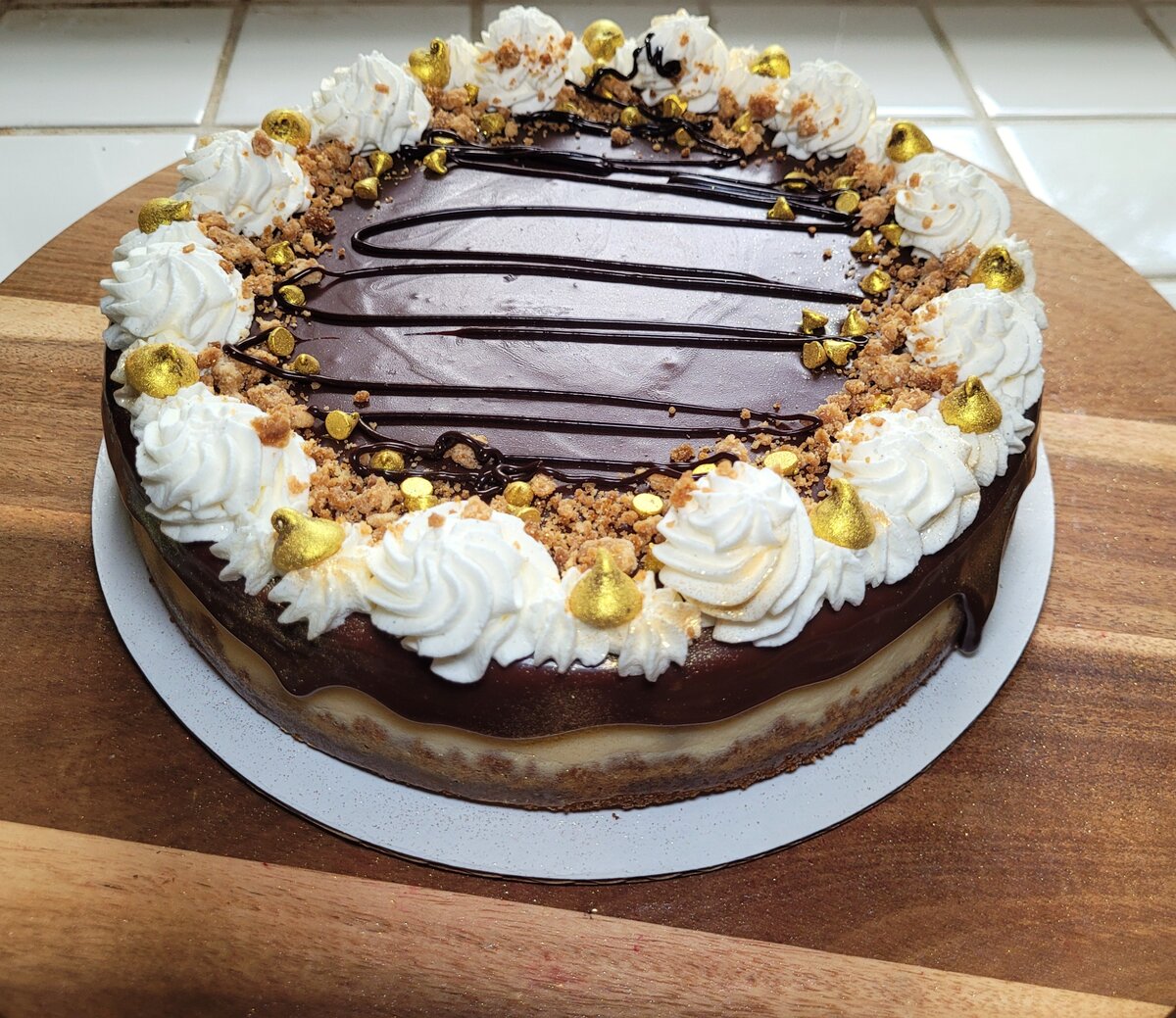 Vanilla Chocolate Chip & Ganache
