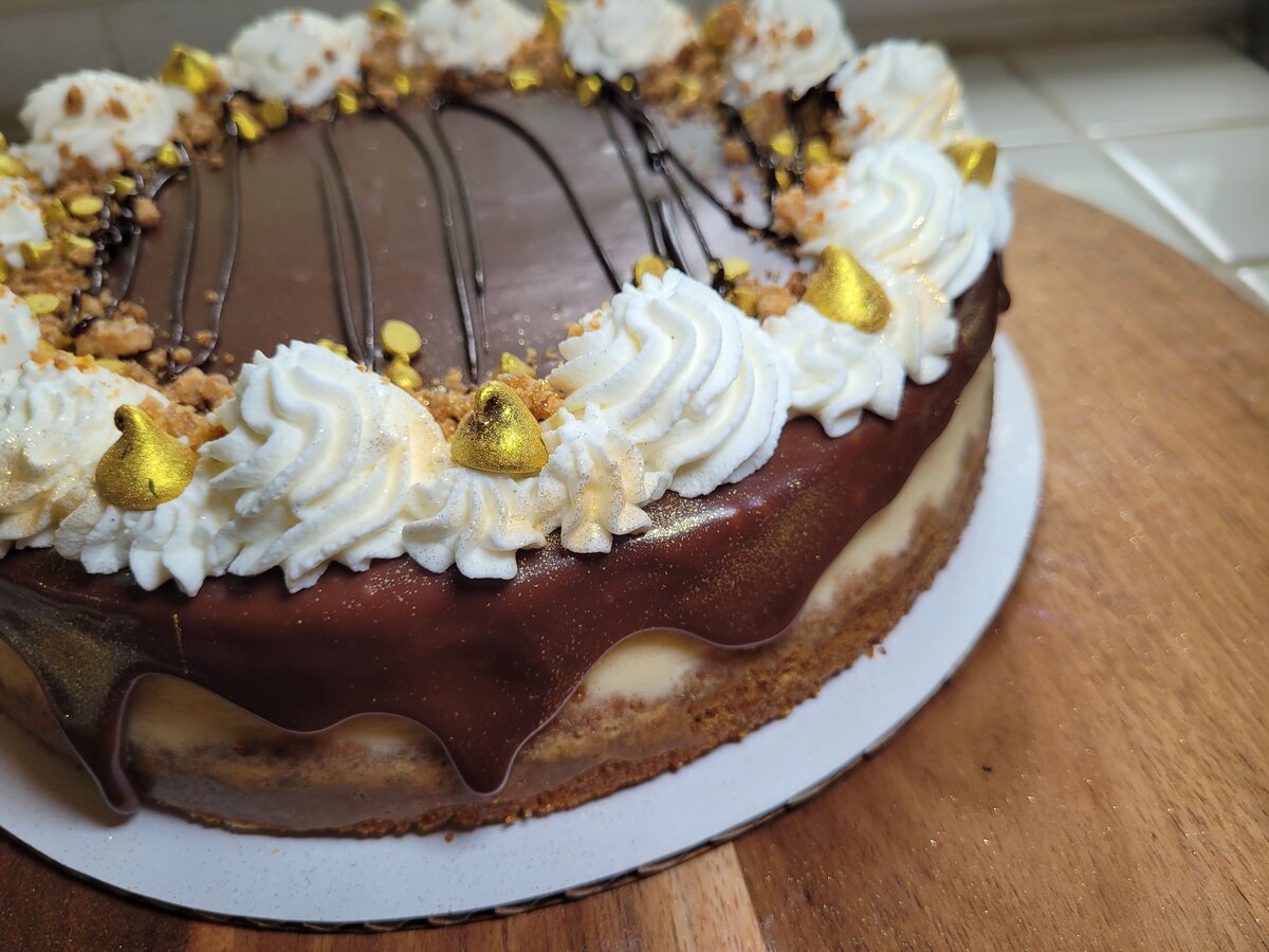 Vanilla Chocolate Chip & Ganache